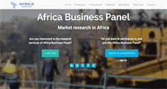 Desktop Screenshot of africabusinesspanel.com