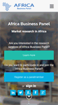 Mobile Screenshot of africabusinesspanel.com